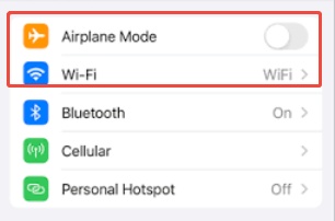 ios airplane mode