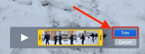 quicktime player start trimming videos