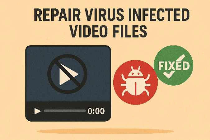 repair virus infected video files