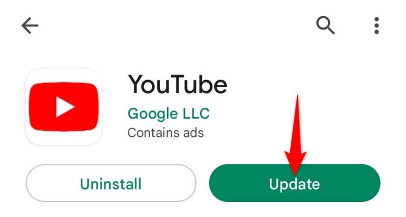 update youtube