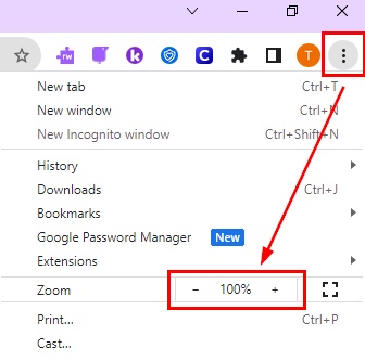 zoom out browser to fix video not playing