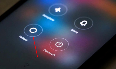 restart or reboot phone