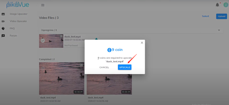 How to Upscale Video Online Via Pikavue 4