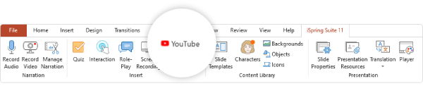 inserir vídeo do youtube no powerpoint através ispring suite-1