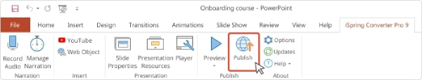 inserir vídeo do youtube no powerpoint através ispring suite-3