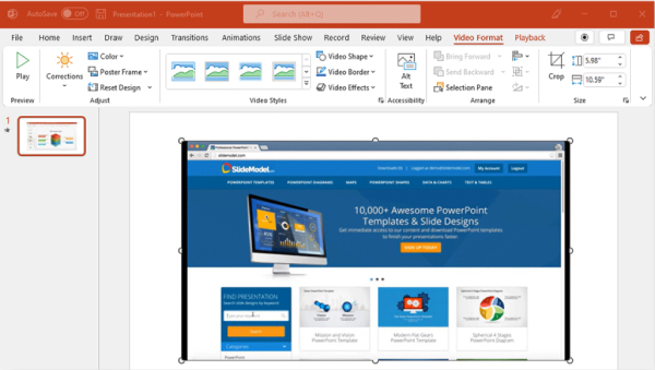  como inserir um vídeo do youtube no powerpoint – inserir código integrado