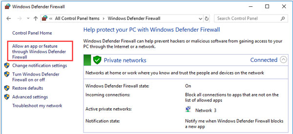 roblox durch die Windows Defender Firewall zulassen, um den 279 Fehlercode zu beheben