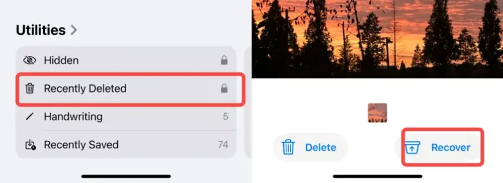 recover capcut videos on iphone