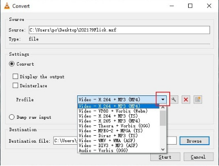 WEBM mit VLC in MP3 umwandeln