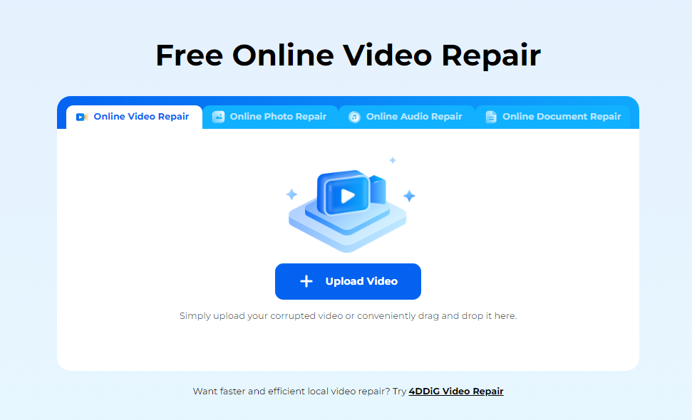 Riparazione video online gratuita