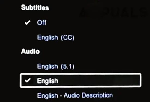 chage netflix audio settings to fix audio and video out of sync