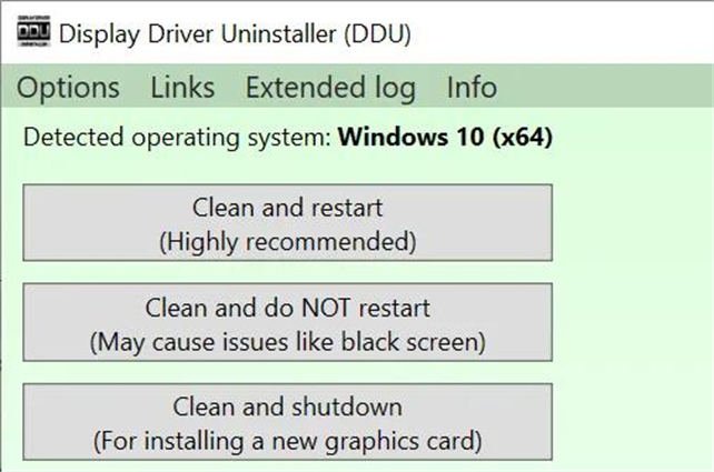 clean and restart