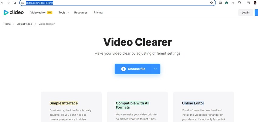 clideo video cleaner