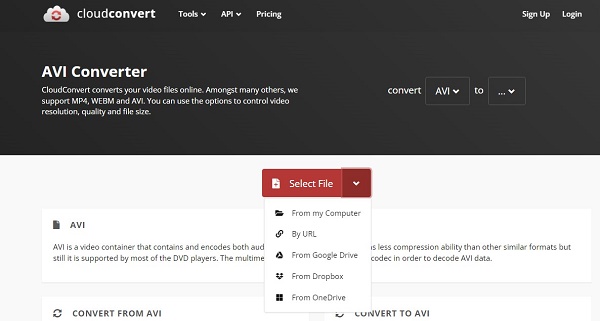 play avi files by conversion - 1