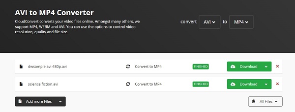 play avi files by conversion - 3
