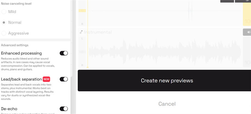 neue Vorschauen erstellen