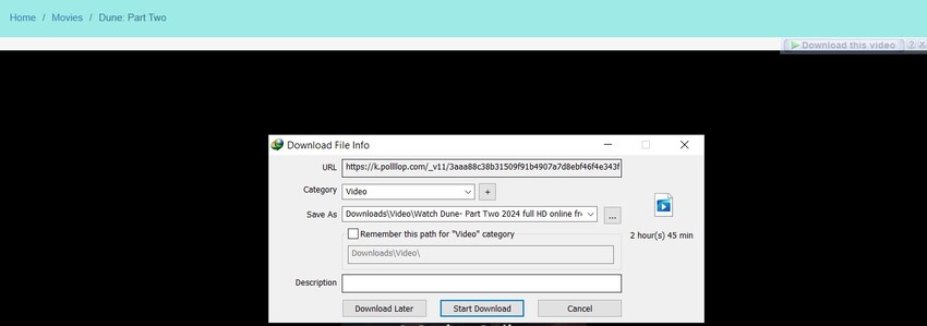 download movies from soap2day with idm-step 2