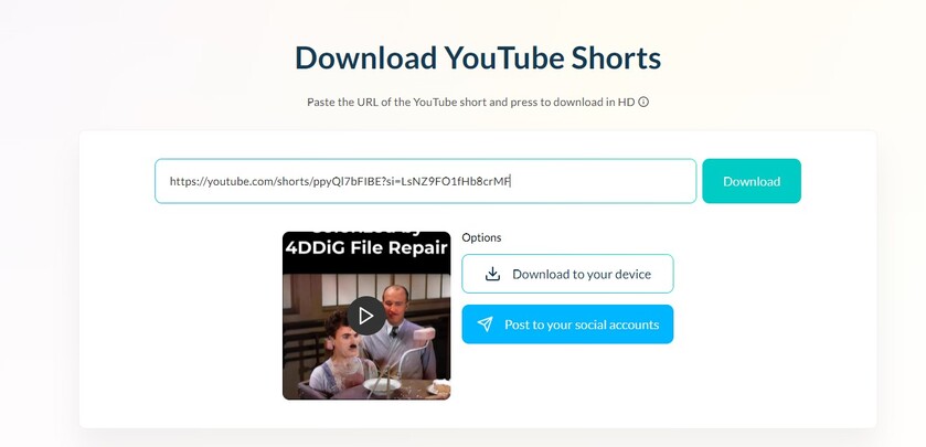 télécharger des vidéo youtube via la plateforme publer