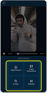 edit enhancing settings on powerdirector