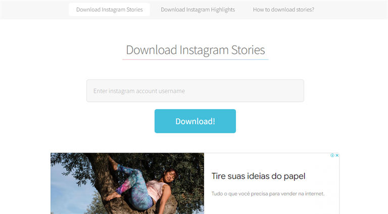 Geben Sie den Instagram-Benutzernamen ein