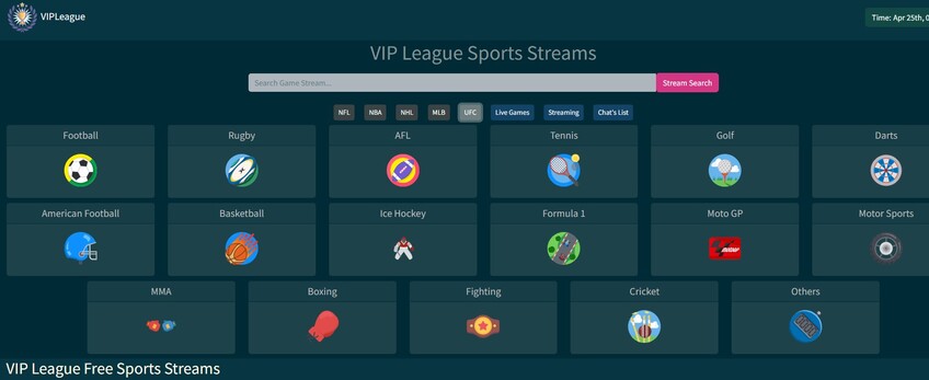 free ufc streaming site-vip league