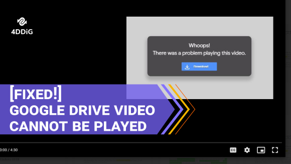 fix google drive video cannot be played