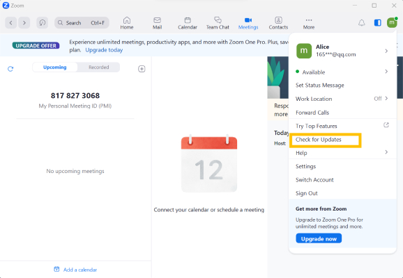 como corrigir o código de erro 5003 do zoom
