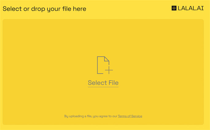 lalal ai entfernt Hintergrundgeräusche