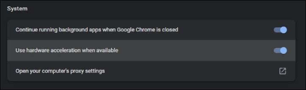 Reiniciar o Google Chrome