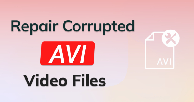 repair corrupted avi video files