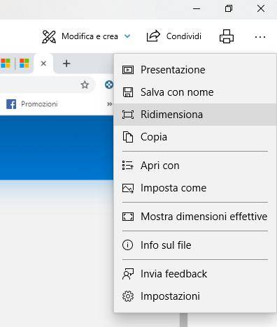 ridimensiona