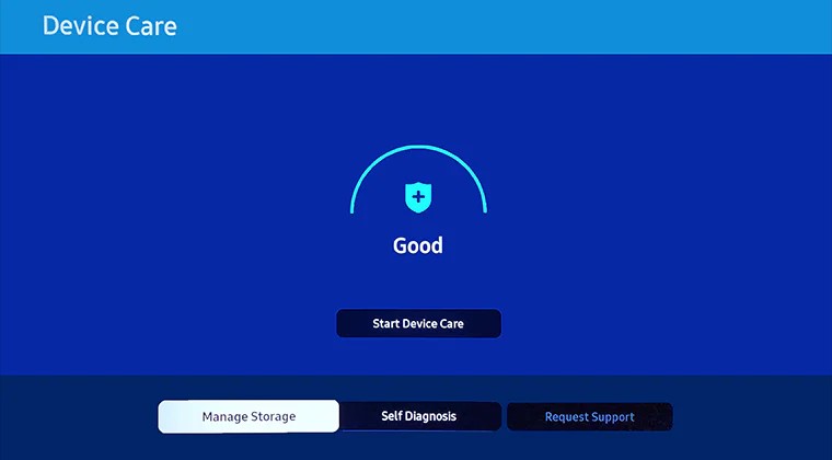 limpar os dados em cache do disney plus na tv samsung - passo 2