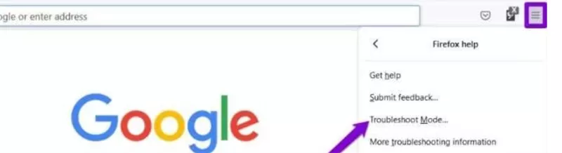 open firefox in troubleshoot mode to fix embed video cannot be played