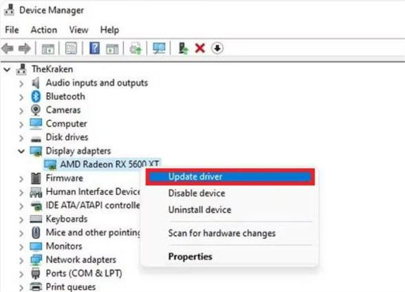 update gpu driver.