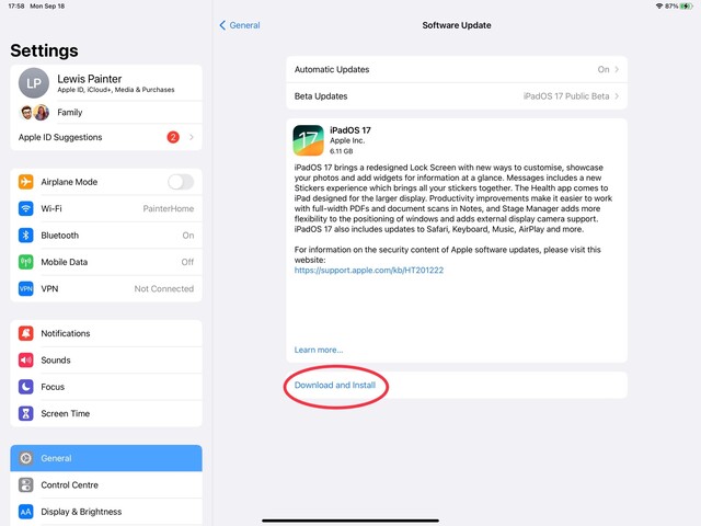 update ipados to fix no sound on ipad videos-2