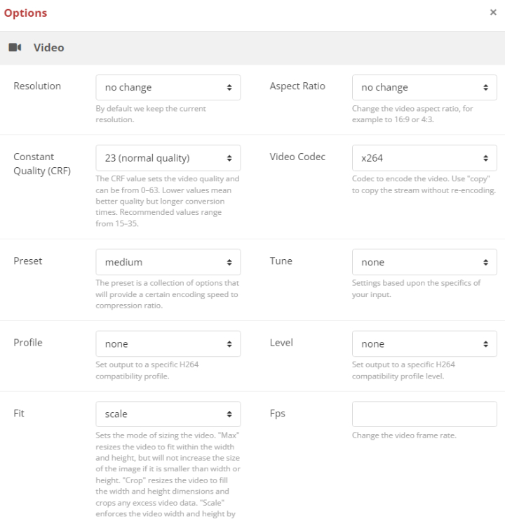 convert video file format to fix google drive video cannot be played-3