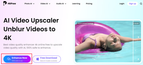 hitpaw video enhancer online