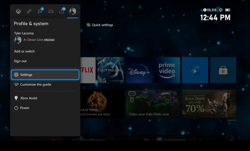 limpar o cache do aplicativo disney plus no xbox