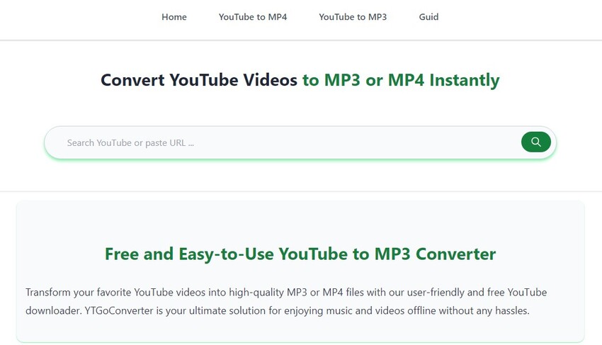 ytgoconverter youtube to mp3 free converter