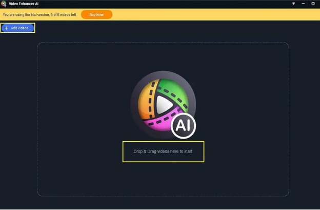 add videos to dvdfab video enahcner ai