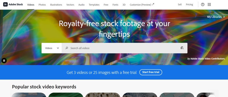 adobe stock videos