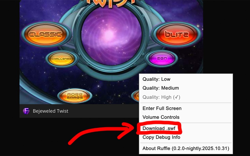 allow download swf downloading swf files