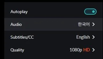 change 9anime subtitle language