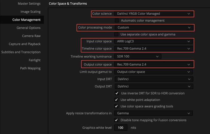 convertir davinci resolve a hdr a sdr