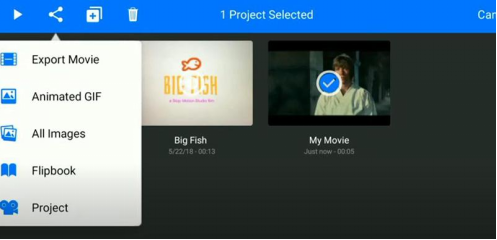 export movies remini video enhancer