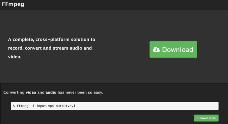 ffmpeg convert videos
