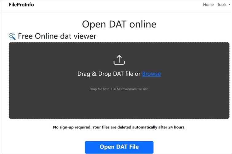 fileproinfo online dat player