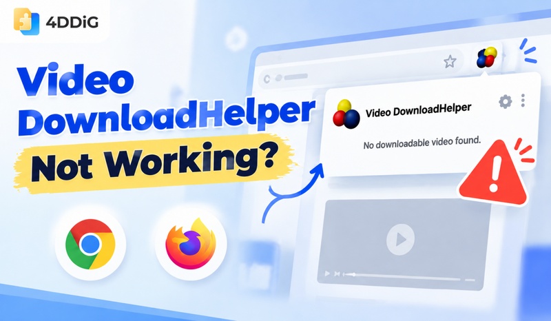 fix video downloaderhelper not working