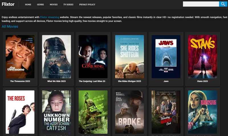 flixtor movie site