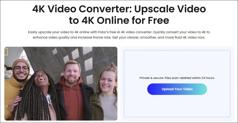fotor 4k video converter online free